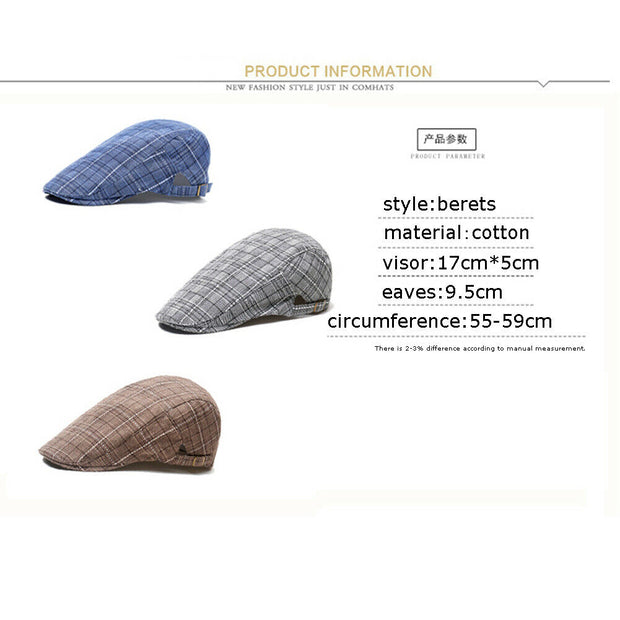 Mens Casual  Newsboy Cap