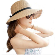 Summer Hat Floppy Foldable Ladies Straw Hats