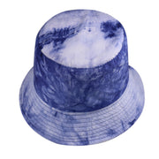 Black Purple Tie Dye Bucket Hat