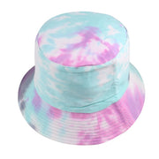 Black Purple Tie Dye Bucket Hat