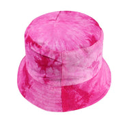 Black Purple Tie Dye Bucket Hat