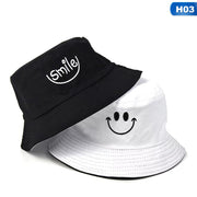 SMILE Bucket Hat Double Sided Bucket Hat