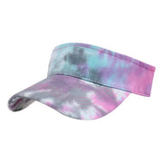 Black Purple Tie Dye Bucket Hat