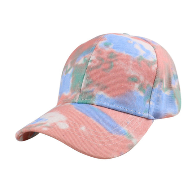 Black Purple Tie Dye Bucket Hat