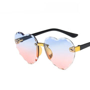 Heart Rimless Kids Sunglasses