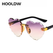 Heart Rimless Kids Sunglasses