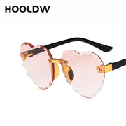 Heart Rimless Kids Sunglasses