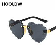 Heart Rimless Kids Sunglasses