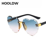 Heart Rimless Kids Sunglasses