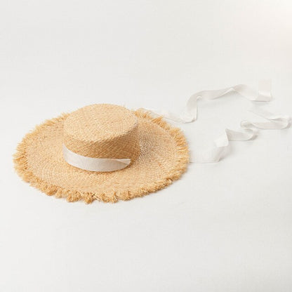 Fashion Ribbon Girl Sun Hat