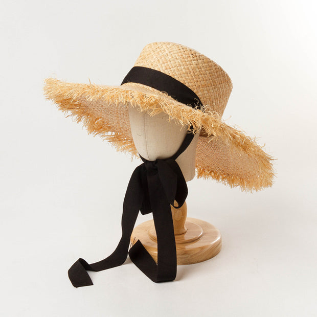 Fashion Ribbon Girl Sun Hat