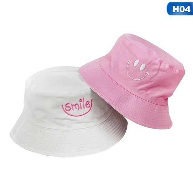 SMILE Bucket Hat Double Sided Bucket Hat