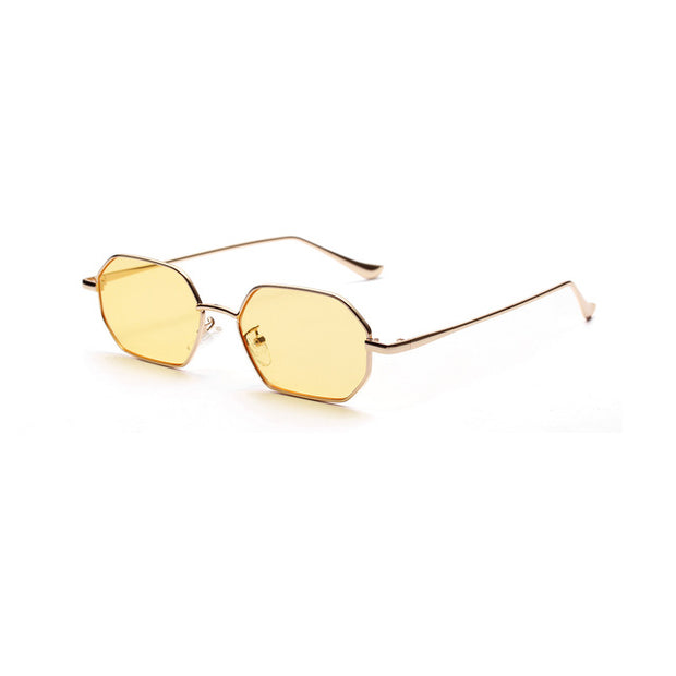 Women Retro Classic Small polygon Sunglasses