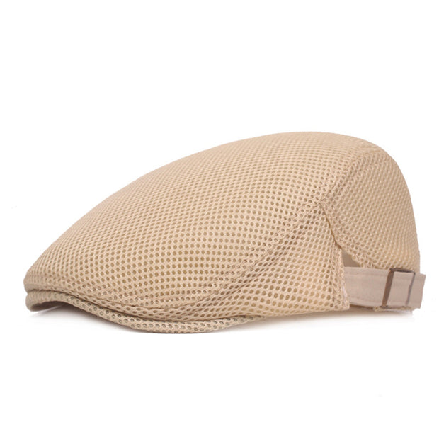 Breathable Mesh Newsboy Cap