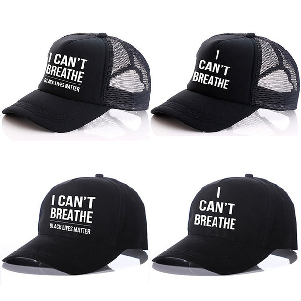 I Can't Breathe Black Lives Matter Caps