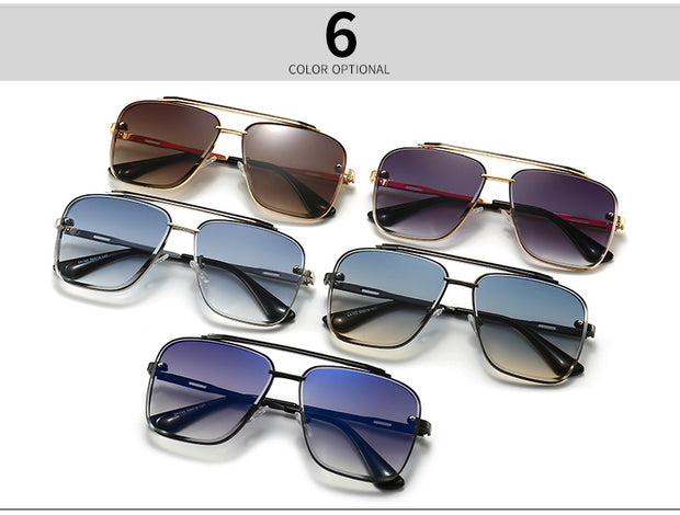 Classic Mach six Style Gradient Sunglasses