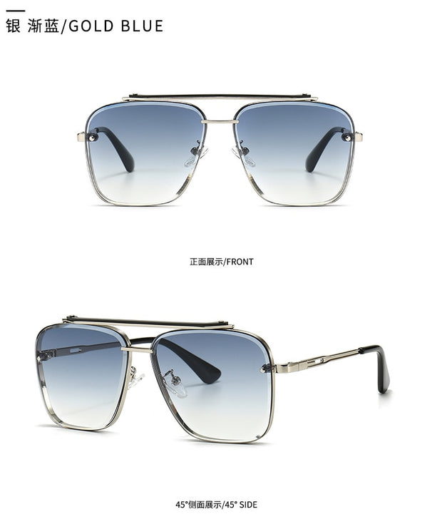 Classic Mach six Style Gradient Sunglasses