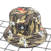 Street Style Double Sided Bucket Embroidery Beach Cap